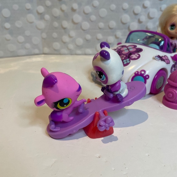 Littlest Pet Shop 💜🐼 Blythe Pretty-in-Purple play set - Picture 8 of 15